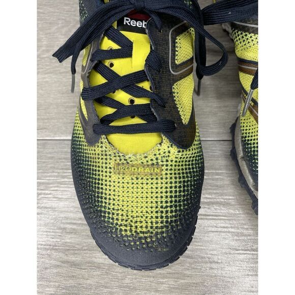Reebok H20Drain DuraGrip FitFrame Black Neon Yellow Running Shoes Women 7.5US/38 - Picture 13 of 16